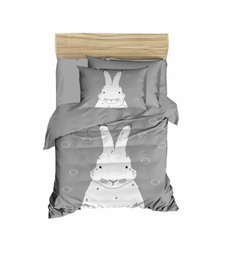L'essentiel linge de maison Juego de funda nórdica PH199 Gris y Blanco